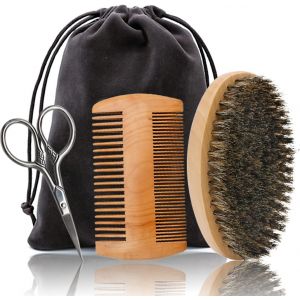 Letnerny-Kit Barbe Homm Cadeau St Valentin Homme Idee Cadeaux Fetes Des Pere Peigne Barbe Barbe C Aux Barbe Kit Voyage Meilleurs Pour Papa Lui Mari Petit Ami - Neuf