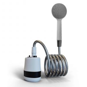 Douche Portable Camping Douche Ext&eacute;rieure Douche &Eacute;lectrique Portable Aliment&eacute;e Par Batterie Pomme De Douche De Camping Rechargeable Compacte-Yu - Neuf