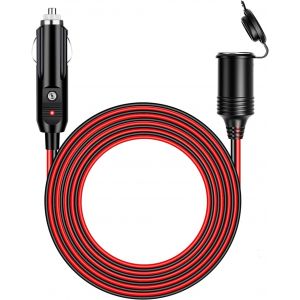 Extension De Chargeur De Voiture De 4M C&acirc;ble Extra Long De 4 M Avec Connecteur Femelle Femelle Pour Gonfler Les Pneus Aspirateurs Et Autres &Eacute;quipements Portables D'Alimentation De Qualit&eacute; Sup&eacute;rieure - Neuf