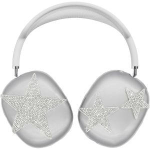 Coque pour AirPods Max, motif diamant &eacute;toil&eacute;, coque souple en TPU transparent pour Apple AirPod Max - Neuf