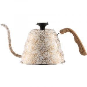 PSXTKFH003 Hand-Boiled Coffee Pot-Milk/Tea Hot Water Pot with 8-Minute Boiling Time. Features: 0.35mm-thick body, 1L capacity, compatible with induction, ceramic, gas stoves, and open flames. BPA-free - Neuf