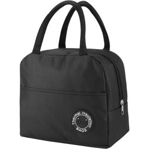 KALANKA-Sac Isotherme Repas, 5.5 L Lunch Bog avec Feuille d'Aluminium Isol&eacute;e, Petit Panier Repas &Eacute;tanche Mini Sac &agrave; Lunch Isol&eacute; Pliable pour Homme Femme Enfant &Eacute;cole Bureau Pique-nique - Neuf