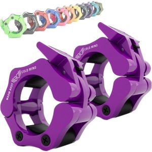 Renforcé Clips Barre Olympique - Stop Disque 50mm - Pour Haltérophilie Fitness Gym Accessoires Musculation, Barbell Clamps, Pince Barre De Musculation, Colliers D' Halteres Collars[Ela710177] - Neuf