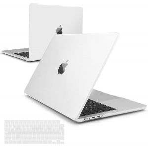 Coque Pour 2023 2024 2025 Macbook Air 15 M4 A3241 / M3 A3114 / M2 A2941, Plastique De Protection Mince &Eacute;tui Rigide + Eu Housse De Clavier Pour Macbook Air 15,3, Cristal Claire - Neuf
