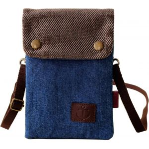 Sac &agrave; Bandouli&egrave;re en Toile Sac Bandouli&egrave;re en Toile pochette telephone portable Femme pour Voyages,Cyclisme,Shopping,Quotidiens &Eacute;tui Multifonction - Neuf