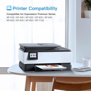 Compatible Cartouches D'Encre Remplacement Pour Epson 33 33Xl Pour Expression Premium Xp-530 Xp-540 Xp-630 Xp-635 Xp-640 Xp-645 Xp-830 Xp-900 Xp-7100 (Noir Photo Noir Cyan Magenta Jaune,5-Pack) - Neuf