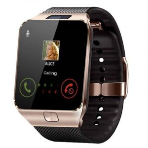 Dz09 Montre Intelligente Hommes Femmes &Eacute;cran Tactile 2G Carte Sim Bluetooth Appel Surveillance Du Sommeil Cam&eacute;ra Smartwatch Pour Android Ios.Or. - Neuf