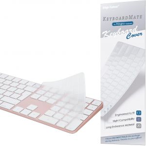 [Non Disponible pour Les mod&egrave;les a3119 sortis en 2024] Protection Clavier Compatible avec iMac Magic Keyboard EU-Layout (mod&egrave;le A2520, avec Touch ID & pav&eacute; num&eacute;rique) - Neuf