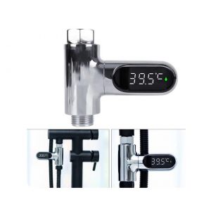 Moniteur de temp&eacute;rature d'eau &agrave; LED pour robinets de spa et de douche - Neuf