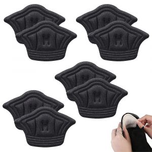 4 Paires De Coussin De Talon Pour Les Chaussures Amples, Talon Grip Inserts Heel Pads Pour Les Chaussures, Frottement, Ampoules Autocollant De Talon Pour Les Chaussures Trop Grandes Chaussures Filler - Neuf