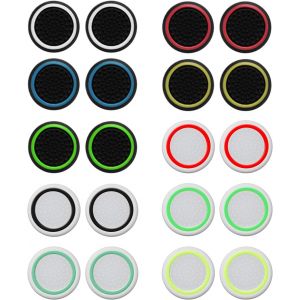20 Pièces Joystick Protection Silicone,Remplacement Capuchons Joystick, Grip Joystick Protection Manette Pour Ps5 Ps4 Ps3 Contrôleur Joystick Protection Accessoires Pour Xbox One Series X/S .[E619] - Neuf