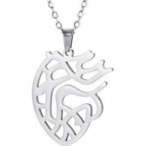 Kal-Collier De Coeur Anatomique D&eacute;licat V&eacute;ritable Pendentif Coeur Humain Bijoux De Biologie Des Sciences M&eacute;dicales Pour M&eacute;decin Infirmi&egrave;re Enseignant &Eacute;tudiant Femme Et Homme - Neuf