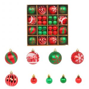 Arbre De No&euml;l Boules Ornement De No&euml;l, Boules De F&ecirc;te D'anniversaire D&eacute;coration De Mariage - Neuf