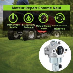 Carburateur 20 853 35-S pour Moteurs Kohler SV600 SV590 SV530 SV610 SV620 SV540 20 HP 19 HP 18HP Remplace KH-20-853-35-S 20-853-35-S 20 853 21-S 20 853 44-S - Neuf