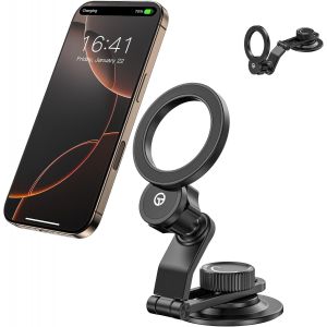 Kalanka-Gumosh Support Telephone Voiture Pour Tableau De Bord, Écran Tesla, ¿Bras Pliable En Alliage D'aluminium¿ Mag-Safe Porte Telephone Voiture, Support De Voiture Pour I-Phone 16 15 14 13 12 Seri - Neuf