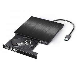 Nouveau,approprié lecteur de cd dvd externe,usb 3 portable cd dvd + / -rw lecteur mince cd dvd rom réécriture graveur cd lecteur dvd pour ordinateur portable de bureau macbook pc wi - Neuf