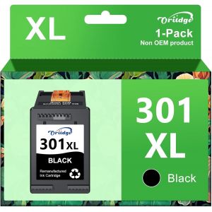 301XL Cartouches d'encre Remplacement pour Cartouche Encre HP 301 XL pour HP Envy 4500 4502 4503 5530 DeskJet 1000 1010 1050 2050 2510 OfficeJet 2620 2622 4630 (1 Noir, 1 Couleur) - Neuf