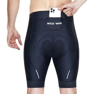 Sports Cuissard De Cyclisme Pour Homme Vélo Shorts De 4d Gel Rembourré Séchage Rapid Pantalon Vtt Respirant Cycliste.[O62] - Neuf