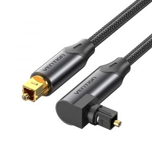 Câble Audio Optique À Angle Droit Câble Audio Numérique Toslink Numérique Pour Barre De Son Et Tv,Câble Optique Plaqué Or Pour Home Cinéma,S/Pdif,Ps4,Xbox,Chaîne Hi-Fi (4.92ft/1.5meter) - Neuf
