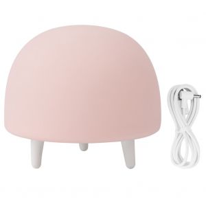 Lampe De Chevet Usb Pour Chambre A Coucher, Alimentation De Bebe, Changement De Couleur, Lampe De Table (Rose) - Neuf