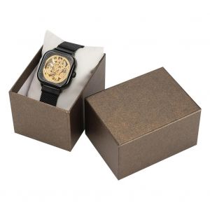 Forsining Mode Hommes Cadran Creux Montre-Bracelet Automatique M&eacute;canique D'affaires Casual Montre Avec Bo&icirc;te - Neuf