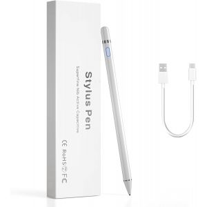 Stylet Tactile Stylo &Eacute;cran Capacitif, Stylet &agrave; Pointe Fine pour &Eacute;crire, Dessiner, Prendre des Notes, Jouer, Compatible avec iPads/Tablets/Lenovo/Huawei/HTC/Pixel - Neuf