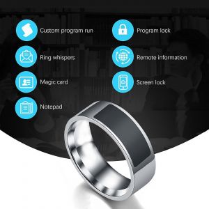 Cadeaux Pour Femmes Nfc Mobile Phone Smart Ring En Acier Inoxydable Sans Fil Radio Fréquence Communication Résistance À L¿Eau Bijoux Bagues - Neuf