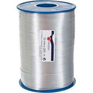 Pattberg America Ruban Paquet Cadeau Argent,250 M De Bolduc Pour Emballage,Bolduc Largeur 10 Mm,Accessoire De Décoration & Bricolage Diy,Ruban Décoratif Pour Présents,En Toute Occasion - Neuf