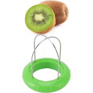 Lbgwp60-Outil De Trancheuse De Kiwi, Éplucheur De Kiwi Portable 2 En 1 Éplucheur De Kiwi, Éplucheur De Kiwi En Acier Inoxydable Avec Poignée Facile À Saisir - Neuf