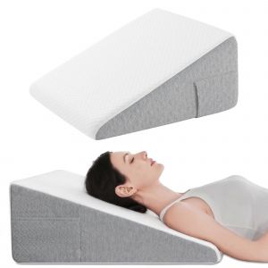 Oreiller De Positionnement Du Lit Avec Dessus En Mousse &Agrave; M&eacute;moire De Forme Souple Et Housse Lavable Pour Dormir Apr&egrave;s Une Intervention Chirurgicale - Neuf