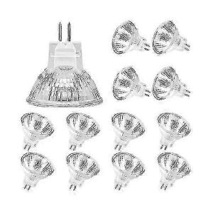 Ampoules Halog&egrave;nes Mr11 (Paquet De 12),Ampoule Halog&egrave;ne Gu4 12v 20w,Couvercle D'ampoule Dimmable Mr11 Gu4 Pour Plafonnier - Neuf