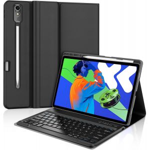 Coque Clavier Pour Lenovo Idea Tab Pro 12.7 Pouces 2025, &Eacute;tui Clavier Pour Lenovo Idea Tab Pro 12.7"" Magn&eacute;tique D&eacute;tachable Bluetooth Fran&ccedil;ais Azerty Layout, Noir - Neuf