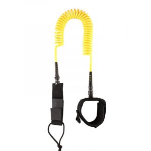 Sangles De Planche De Surf (Jaune), Sangle De Cheville, 7mm, Accessoires De Surf, Planche De Paddle Sangles De Surf Rétractables À Ressort - Neuf