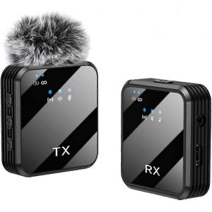 Microphone cravate sans fil - Micro antibruit. Content Creator Essentials,pour iPhone,Android et plus encore - Neuf