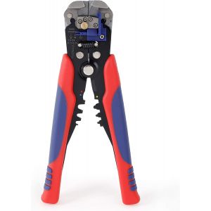 Denudeur Pince a Denuder Automatique WORKPRO, Denudage Pince a Coupe-cables AWG 22-10 (0,2 6,0mm2) Outils a Denuder 200 mm - Neuf