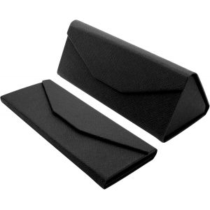 Étui Pliable À Lunettes De Soleil - Boîte Rigide [Triangulaire] Avec [Fermeture Magnétique] Et Doublure Intérieur Protection Vue Lecture Fashion Design Unisexe Femme Homme Enfant Voiture Mode - Neuf