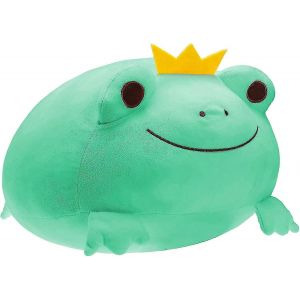 Peluche grenouille douce en forme de couronne, jouet en peluche pour anniversaire d'enfant-35 cm - Neuf