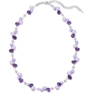 Kal-Collier Court En Perle Et Cristal Pour Femme Avec Cha&icirc;ne En Argent Bijoux De Boh&egrave;me Faits &Agrave; La Main Cadeau Fete Des Meres Pour Maman - Neuf