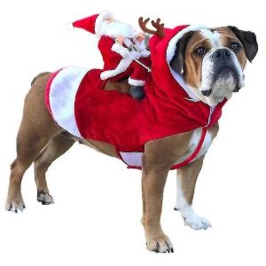 Le Chien De No&euml;l Costume De Santa Claus Circonscription De Rennes V&ecirc;tements&iquest;Xxl&iquest; - Neuf