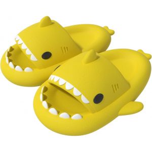 Kalanka-Claquettes De Requin Homme Femme Chaussons De Piscine Et Plage Shark Slides Été Antidérapante Confort Sandales Pantoufles - Neuf