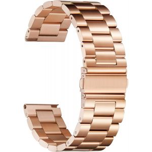 Kal-Bracelets À Chaîne En Métal À Libération Rapide, Bracelet En Acier Inoxydable Solide 18 Mm 20 Mm 22 Mm - Neuf