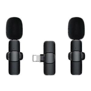 Microphone sans fil pour Ipad Iphone,microphone cravate sans fil avec r&eacute;duction du bruit automatique - Neuf