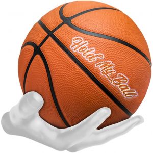 Acdsgd-Support Mural Pour Basket-Ball 22cm X 17cm Support Ballon Basket Avec 3vis, Support De D&eacute;coration Artistique Ultra S&ucirc;r Et Stable Pour Basket, Football, Volley-Ball, Rugby - Neuf