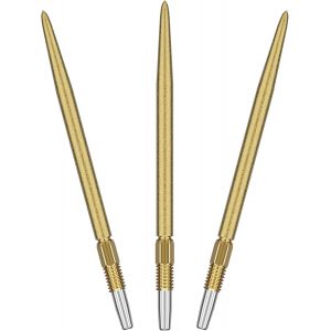 Darts Swiss Point SLK Luke Littler Pointes de Fléchettes (Lot de 3 Embouts) 30MM/35MM/42MM-Or/Argent/Noir|Texturées Rugueuses,Fléchettes de Rechange en Acier,Accessoires Professionnels.[N161] - Neuf