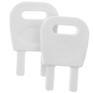 Lot de 2 rouleaux de papier toilette, clé de remplacement pour distributeur de papier essuie-tout - Neuf