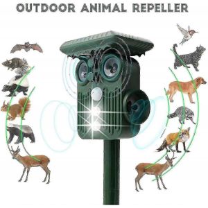 R&eacute;pulsif Solaire Ultrasonique Pour Cerfs - 5 Modes R&eacute;glables - Repousse Les Cerfs En 48 Heures - Neuf