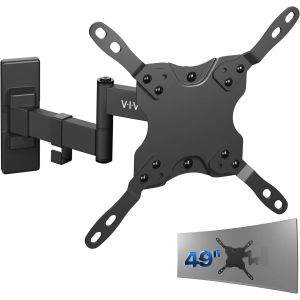 Mount-Vw06 Support Mural Full Motion Pour &Eacute;crans Plasma Plats De 13 &Agrave; 42 Pouces, Support Vesa Inclinable Et Pivotant Noir - Neuf