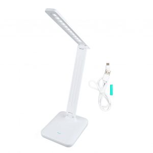 HJLIAN Lampe de bureau USB pliable, tactile et respectueuse des yeux, variateur d'intensite reglable en continu, 3 modes de couleur - Neuf