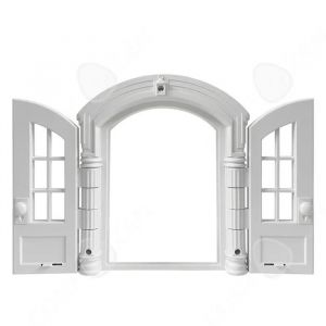 Chatiere Pour Chat 24x27,5x7,2cm Porte Pour Animaux Avec Double Porte Battante Porte Pour Chat Cat Mate Chati&egrave;re &Agrave; Verrouillage - Neuf