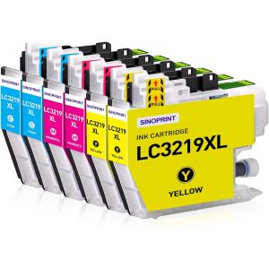 Lc3219Xl Lc3217 Cartouche D'Encre Compatible Pour Brother Lc 3219Xl Lc3217 Remplacement Pour Brother Mfc-J5330Dw Mfc-J6930Dw Mfc-J5730Dw Mfc-J6530Dw Mfc-J5335Dw Mfc-J5930Dw Mfc-6935Dw - Neuf